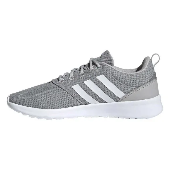 Gray adidas Ladies' QT Racer 2.0 Sneaker - Picture 5 of 9